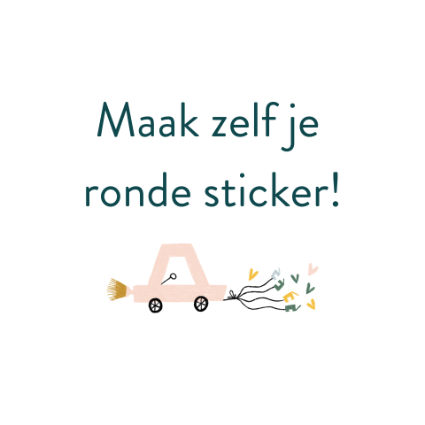 Sluitzegel rond zelf maken trouw | 25 stuks